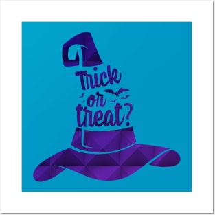 Trick Or Treat Witch Hat Posters and Art